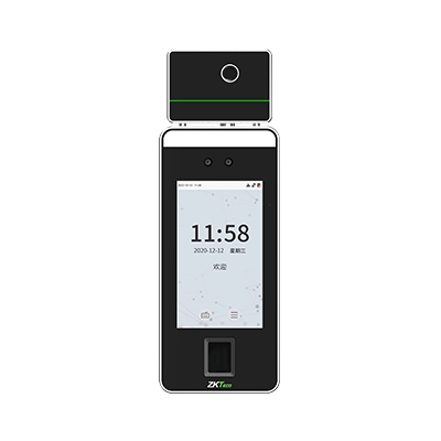 ZKTeco中控xFace600-TI测温人脸识别考勤机门禁系统